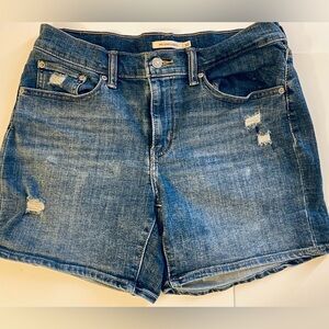 Levi's Blue Denim Women's Shorts